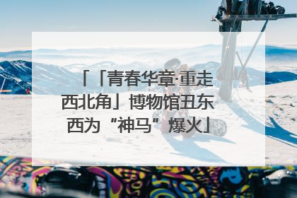 「青春华章·重走西北角」博物馆丑东西为“神马”爆火