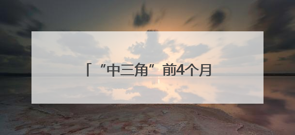 “中三角”前4个月外贸总额达5700亿，东盟市场增长强劲