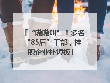 “嗷嗷叫”！多名“85后”干部，挂职企业补短板