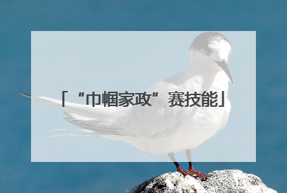 “巾帼家政”赛技能