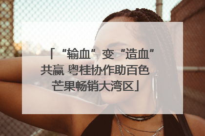“输血”变“造血”共赢 粤桂协作助百色芒果畅销大湾区