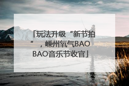 玩法升级“新节拍”，嵊州氧气BAOBAO音乐节收官