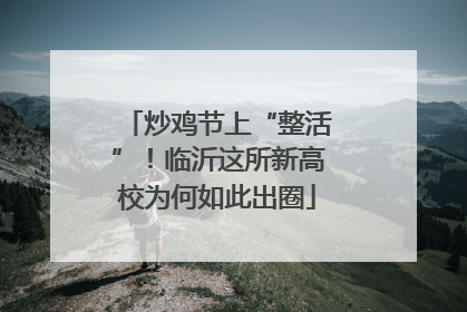炒鸡节上“整活”！临沂这所新高校为何如此出圈