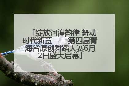 绽放河湟韵律 舞动时代新章——第四届青海省原创舞蹈大赛6月2日盛大启幕