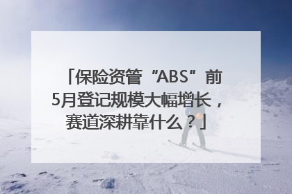 保险资管“ABS”前5月登记规模大幅增长，赛道深耕靠什么？