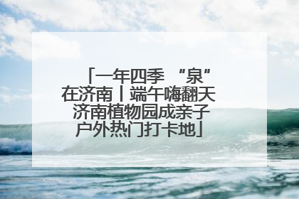一年四季 “泉”在济南丨端午嗨翻天 济南植物园成亲子户外热门打卡地