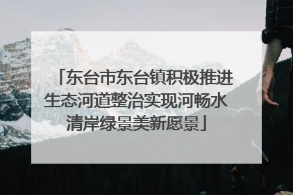 东台市东台镇积极推进生态河道整治实现河畅水清岸绿景美新愿景