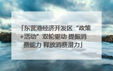 东营港经济开发区“政策+活动”双轮驱动 提振消费能力 释放消费潜力