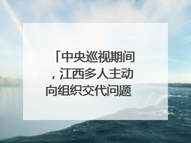 中央巡视期间，江西多人主动向组织交代问题｜打虎拍蝇