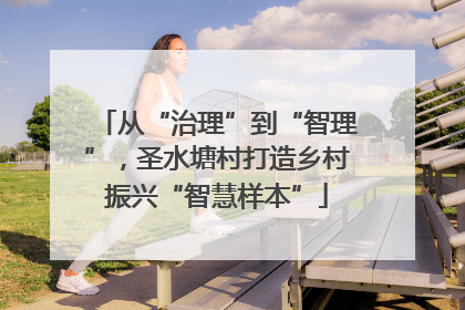 从“治理”到“智理”，圣水塘村打造乡村振兴“智慧样本”