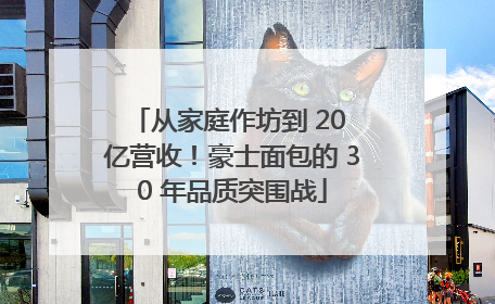 从家庭作坊到 20 亿营收！豪士面包的 30 年品质突围战