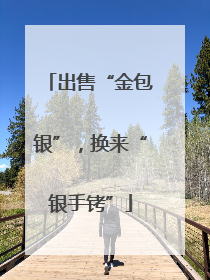 出售“金包银”，换来“银手铐”