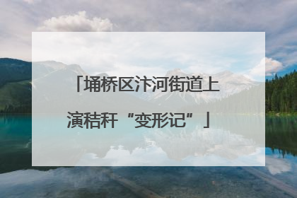 埇桥区汴河街道上演秸秆“变形记”