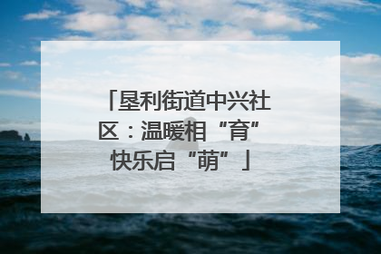 垦利街道中兴社区：温暖相“育” 快乐启“萌”