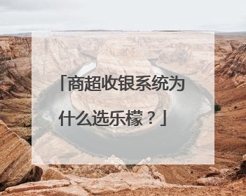 商超收银系统为什么选乐檬？