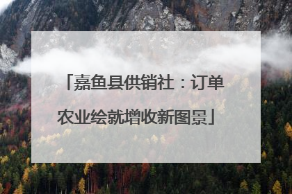 嘉鱼县供销社：订单农业绘就增收新图景