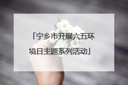 宁乡市开展六五环境日主题系列活动