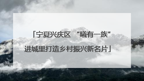 宁夏兴庆区 “曦有一族”进城里打造乡村振兴新名片
