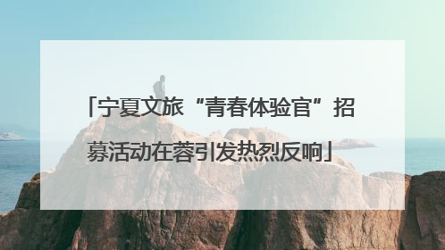 宁夏文旅“青春体验官”招募活动在蓉引发热烈反响