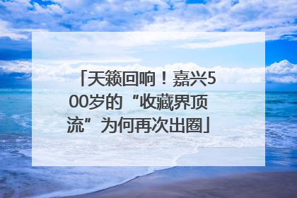 天籁回响！嘉兴500岁的“收藏界顶流”为何再次出圈