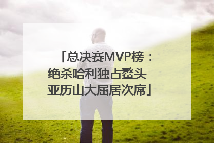 总决赛MVP榜：绝杀哈利独占鳌头 亚历山大屈居次席