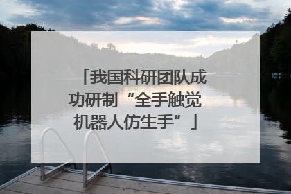 我国科研团队成功研制“全手触觉机器人仿生手”