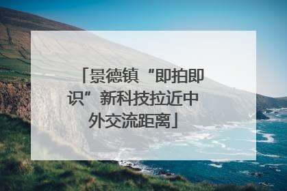 景德镇“即拍即识”新科技拉近中外交流距离