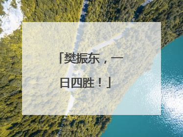樊振东，一日四胜！