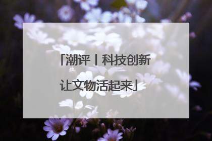 潮评丨科技创新让文物活起来