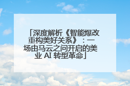 深度解析《智能爆改 重构美好关系》：一场由马云之问开启的美业 AI 转型革命