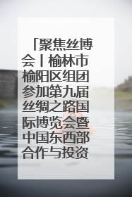 聚焦丝博会丨榆林市榆阳区组团参加第九届丝绸之路国际博览会暨中国东西部合作与投资贸易洽谈会