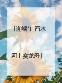 迎端午 酉水河上赛龙舟