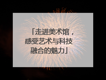 走进美术馆，感受艺术与科技融合的魅力