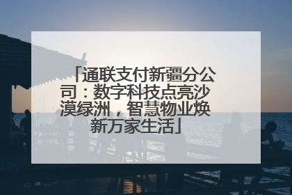 通联支付新疆分公司：数字科技点亮沙漠绿洲，智慧物业焕新万家生活