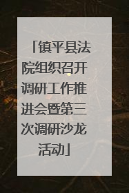 镇平县法院组织召开调研工作推进会暨第三次调研沙龙活动