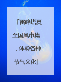 雷峰塔夏至国风市集，体验各种节气文化