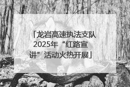 龙岩高速执法支队2025年“红路宣讲”活动火热开展