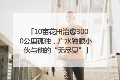 10亩花田治愈3000公里孤独，广水独眼小伙与他的“无尽夏”