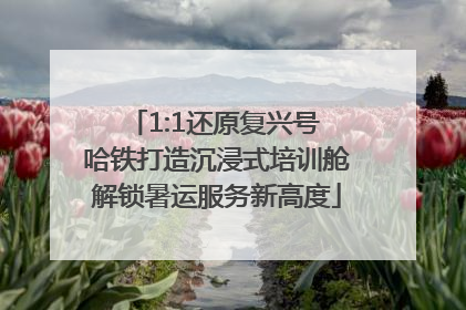 1:1还原复兴号 哈铁打造沉浸式培训舱解锁暑运服务新高度