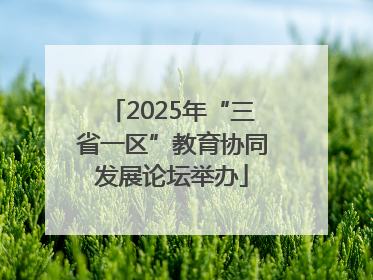 2025年“三省一区”教育协同发展论坛举办