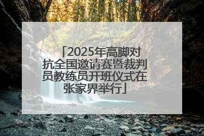 2025年高脚对抗全国邀请赛暨裁判员教练员开班仪式在张家界举行