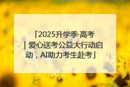 2025升学季·高考｜爱心送考公益大行动启动，AI助力考生赴考